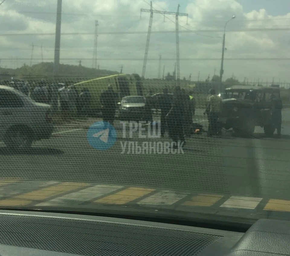 В аварии под Ульяновском погиб один человек, еще один госпитализирован. Фото телеграм-канал Треш Ульяновск