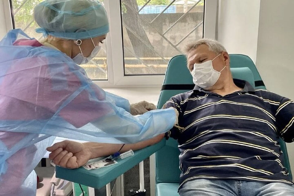 В Генической центральной районной больнице сдали кровь 32 человека. ФОТО: министерство здравоохранения Херсонской области