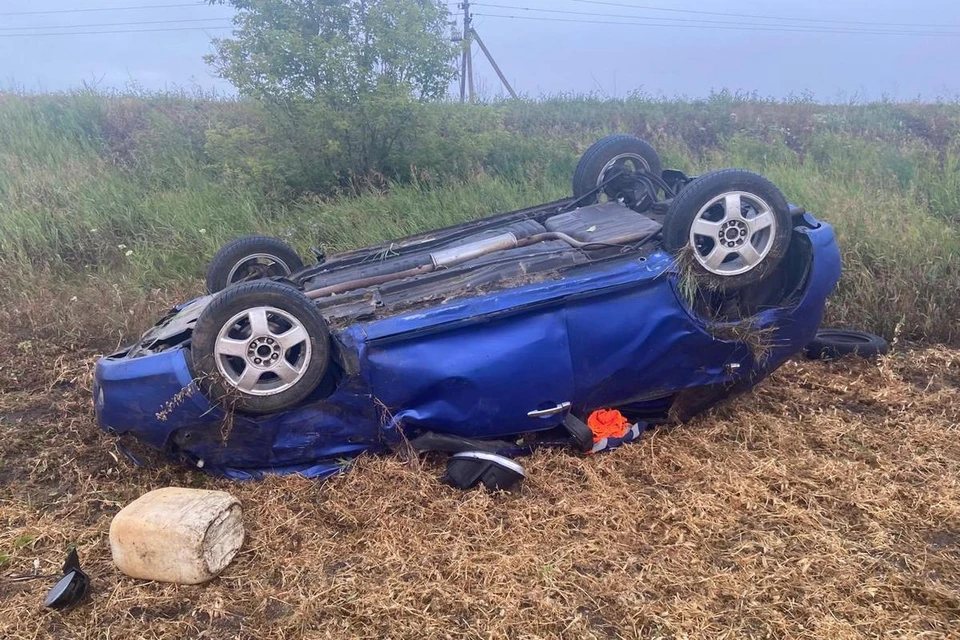 Водитель Lifan погиб в Рязанской области, вылетев с дороги. Фото: УМВД по Рязанской области.