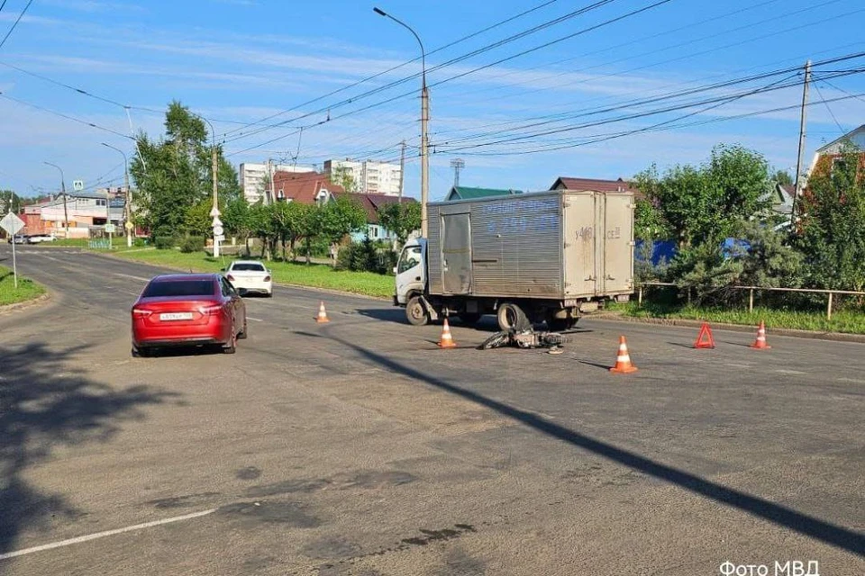 6-летний мальчик получил травмы в ДТП с участием мотоцикла в Братске