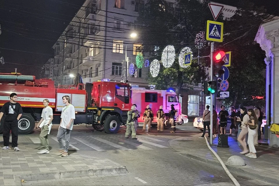 Спецтехника в центре города