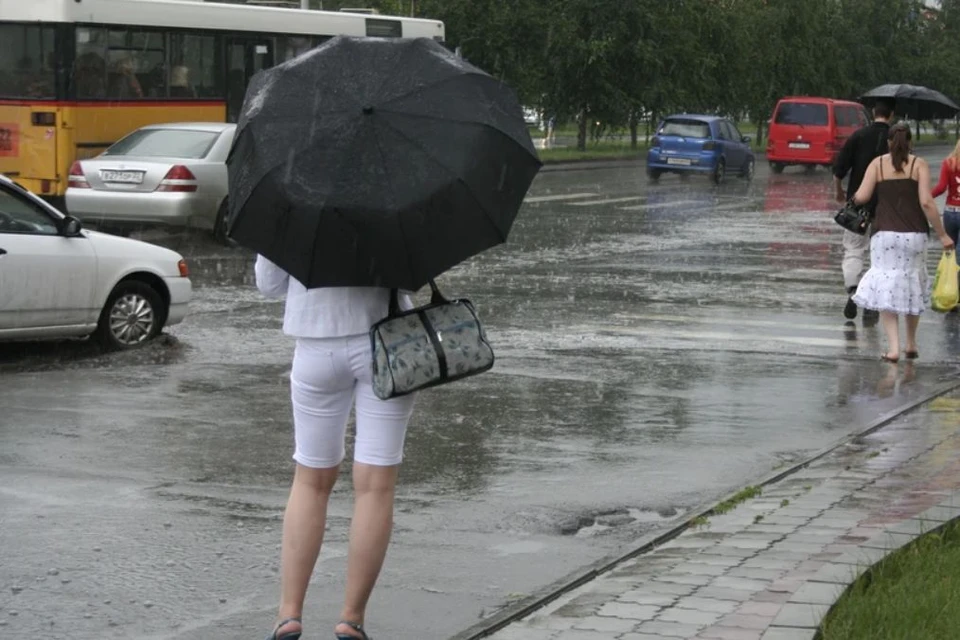 В Барнауле ожидается кратковременный дождь, гроза.