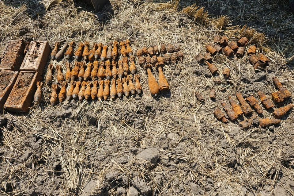 Боеприпасы вывезли в карьер и уничтожили Фото: пресс-служба ГУ Росгвардии по Краснодарскому краю