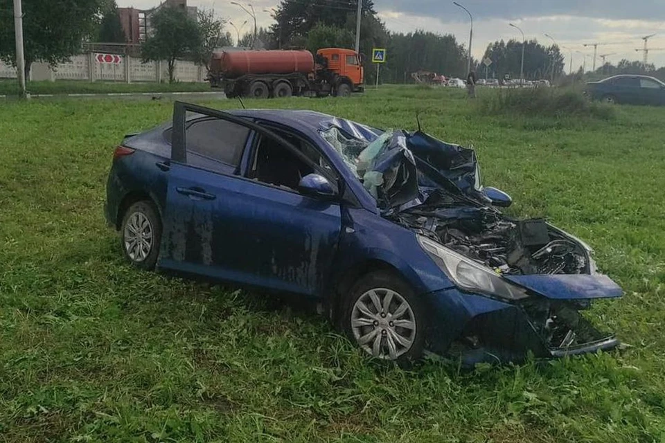 ДТП произошло под Новосибирском. Фото: ГИБДД по НСО
