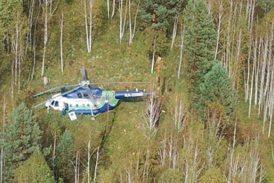 Жесткая посадка вертолета Ми-8 произошла в Иркутской области, есть пострадавшие. Фото: пресс-служба Восточного МСУТ СК России.