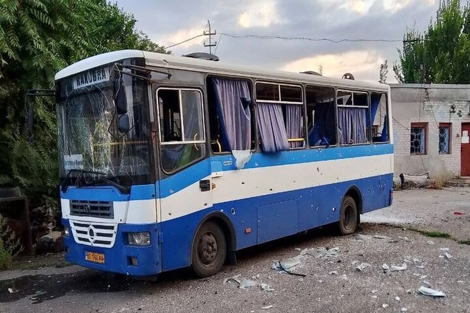 При атаке ВСУ на Каховское АТП было ранено пять человек. Фото: администрация Каховского округа.