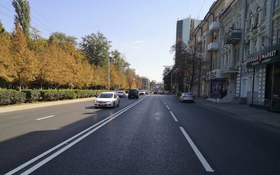 В Ростове заменили покрытие на улице Большой Садовой. Фото: администрация Ростова-на-Дону