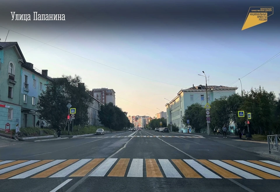 В Мурманске обновили два крупных участка дорог по нацпроекту «Безопасные качественные дороги». Фото: Минтранс Мурманской области