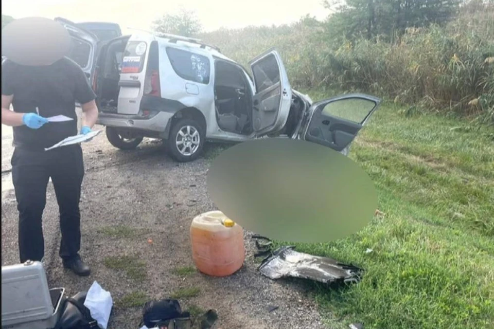 В аварии погибли водитель и пассажир легковушки Фото: пресс-служба УГИБДД ГУ МВД РФ по Краснодарскому краю