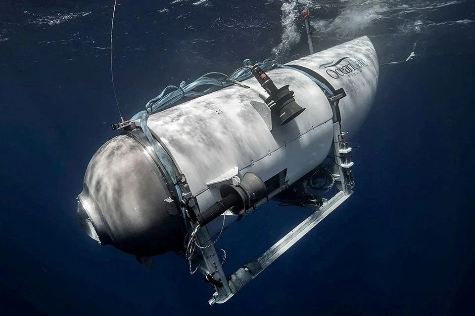Фото обломков кормовой части затонувшего батискафа Titan показали в США
