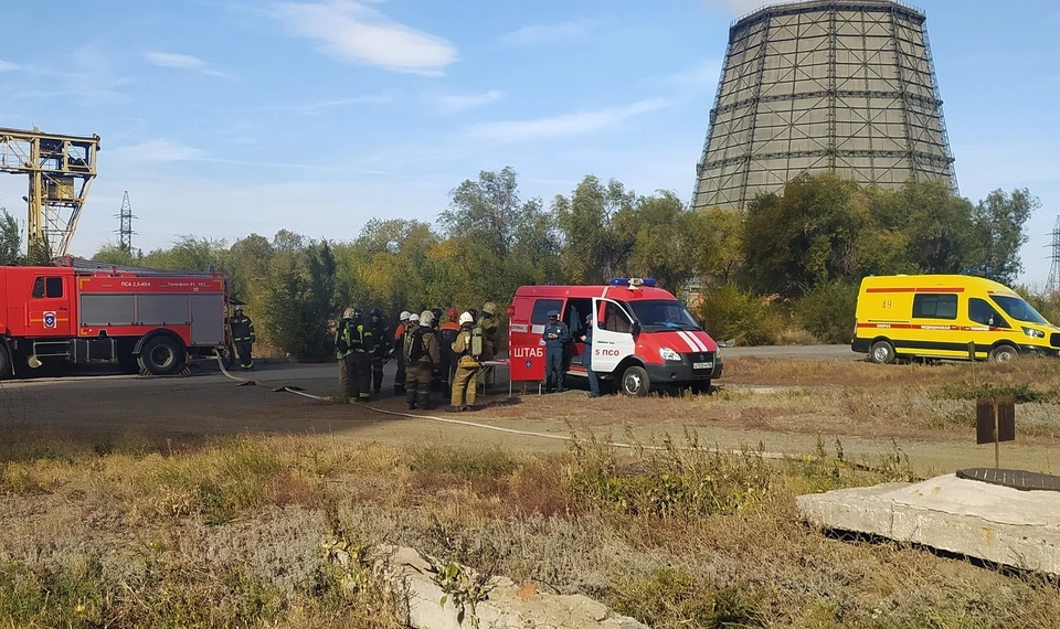 На Орской ТЭЦ-1 прошли пожарно-тактические учения.