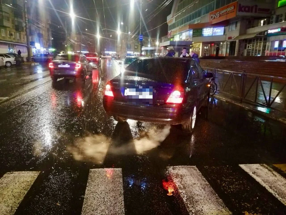 Фото с места ДТП.