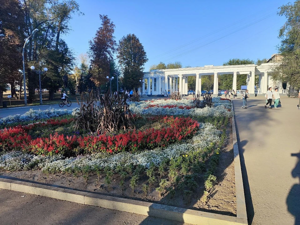 Лабиринт находится в парке имени Горького в Луганске