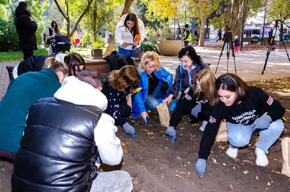 Плоды труда ростовчане и гости города смогут увидеть уже весной. Фото со страницы Марии Петровой во «ВКонтакте».