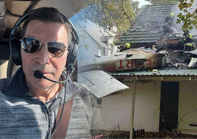 Самолет, которым управлял Александер Косс, рухнул на здание на базе отдыха в Вадул-луй-Водэ. Фото:коллаж КП