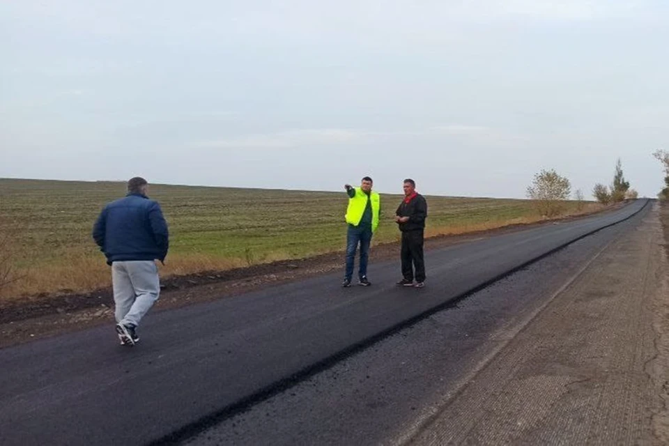 До конца года в ДНР отремонтируют более 40 километров межмуниципальных дорог. Фото: Минтранс ДНР