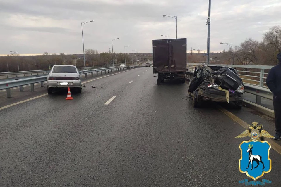 Водитель был доставлен с места аварии в ближайшее медучреждение