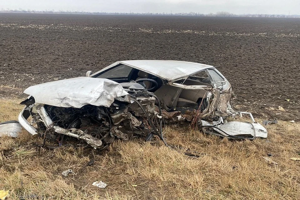 Пострадавший водитель легковушки попал в больницу. Фото: управление Госавтоинспекции России по Ростовской области