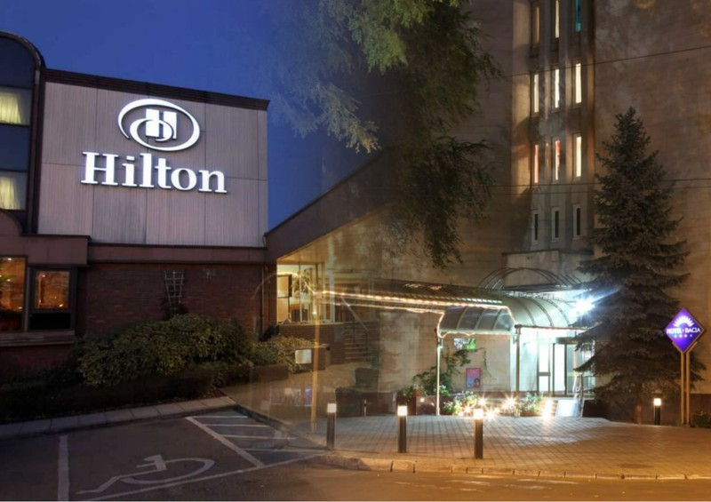 Прощай Dacia, здравствуй Hilton. Фото: Коллаж КП