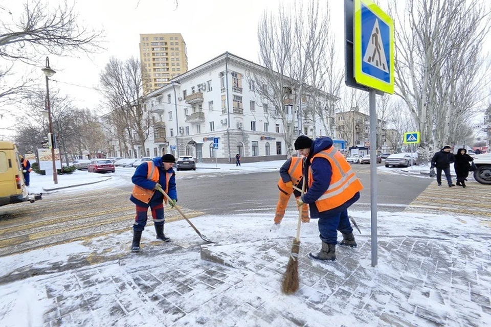 Как в ДНР справляются с непогодой