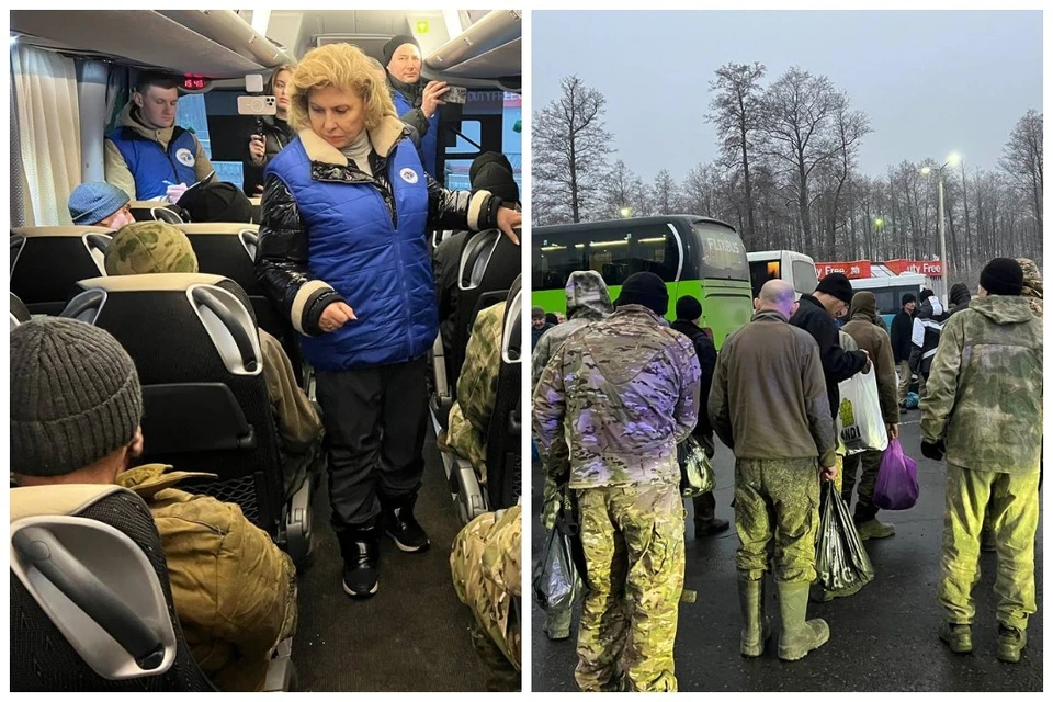 Освобожденные бойцы вернулись на Родину. Фото: Уполномоченный по правам человека в Иркутской области Светлана Семенова.