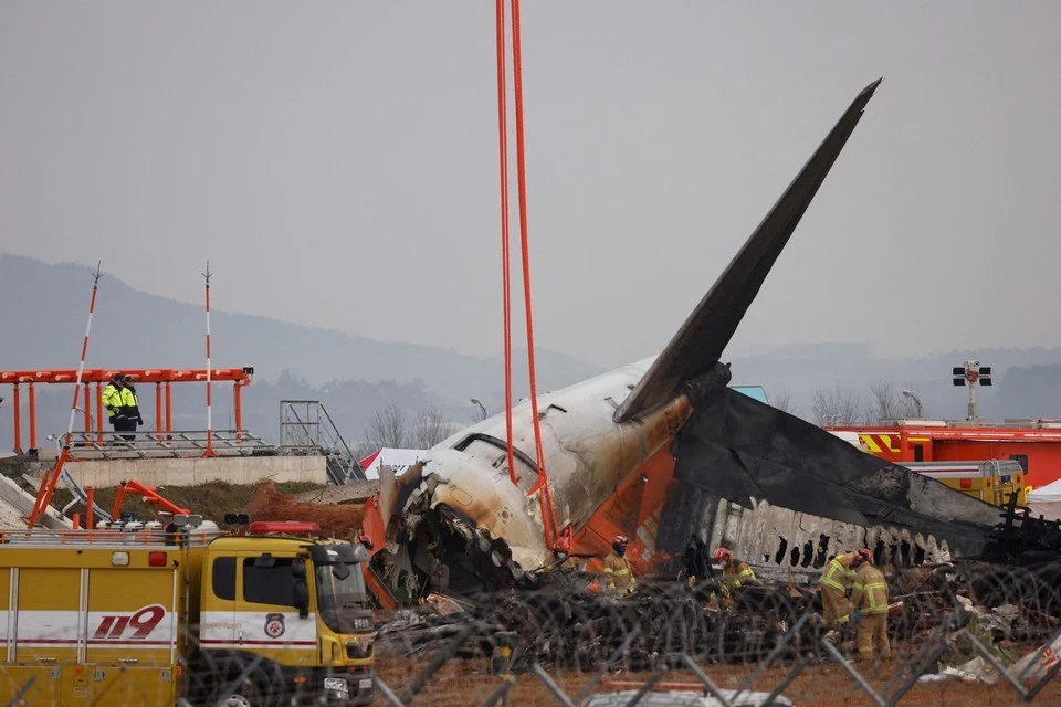 В Южной Корее началась проверка авиации после крушения самолета Jeju Air