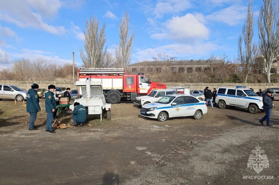 Экстренные службы следят за безопасностью во время Крещенских купаний. ФОТО: ГУ МЧС России по Херсонской области.