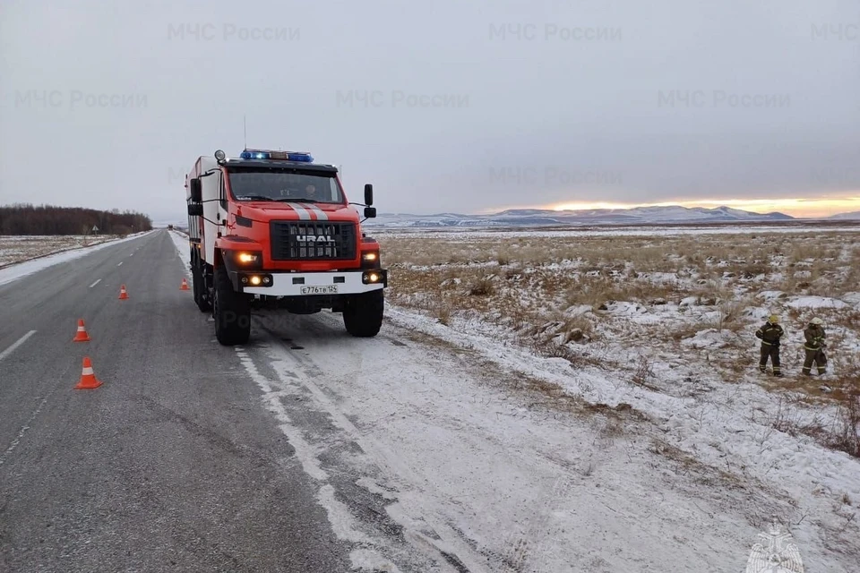 Автомобилистам рассказали, где можно обогреться в случае ЧП на дороге. Фото МЧС