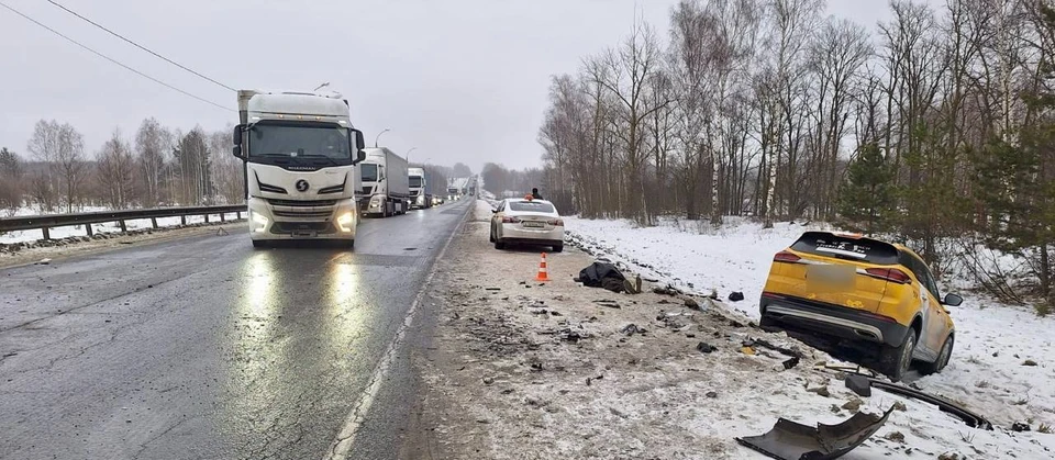 Фото с места ДТП.