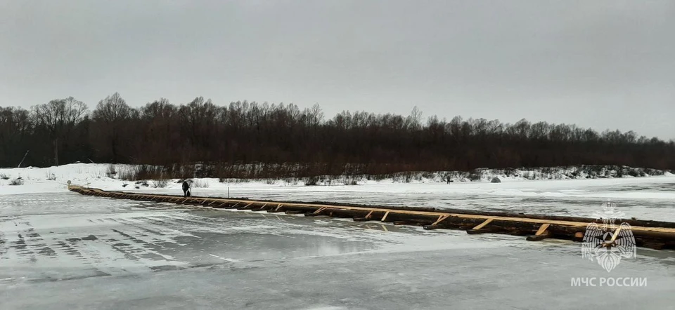 Ледовая переправа через Суру открылась в Нижегородской области.