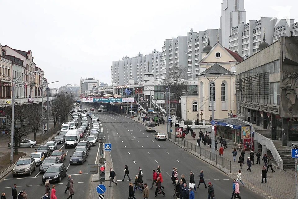 В Минске строится второй православный кафедральный собор на улице Притыцкого. Снимок носит иллюстративный характер.
