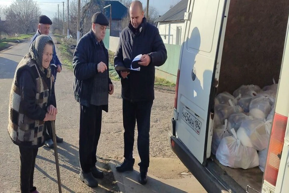 Более полутысячи проднаборов выдали в скадовском округе. Фото: тг-канал Александра Дудки