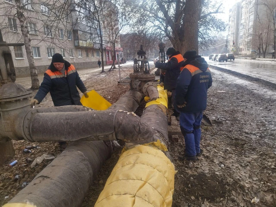 В Ульяновске восстановили изоляцию теплосетей на пяти объектах. ФОТО: тг-канал Гортеплосетей Ульяновска