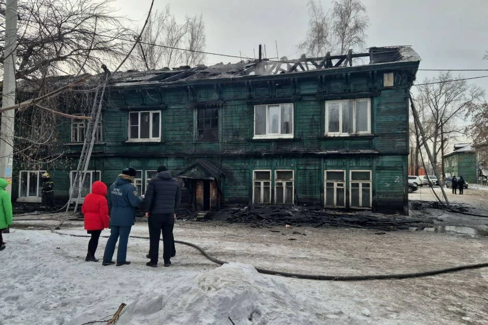 Жителям пострадавшего от пожара дома в Иркутске окажут помощь.