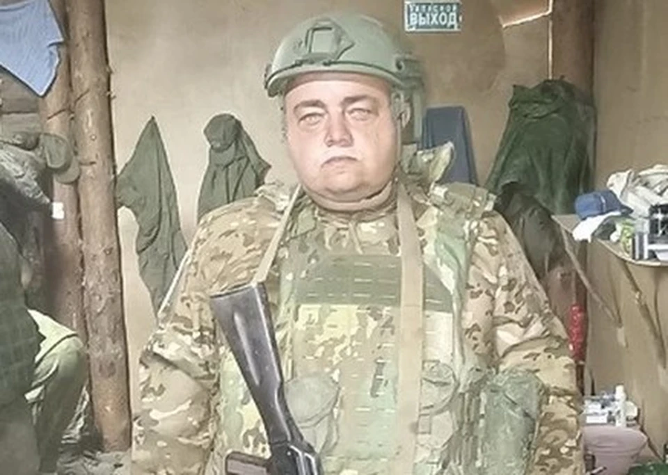 Роман Бурцев в зоне СВО.