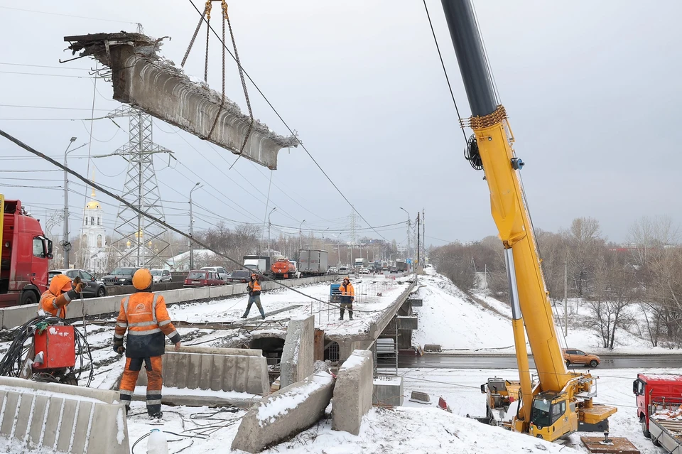 Ремонт Мызинского моста в Нижнем Новгороде могут завершить раньше срока. Фото: пресс-служба Заксобрания региона.