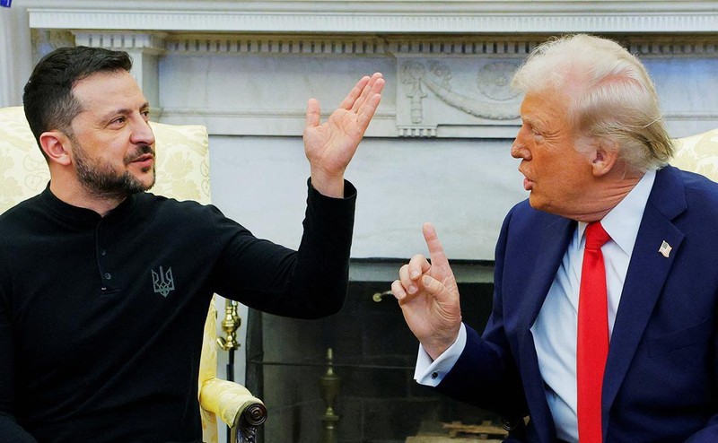 Трамп и Зеленский в Белом Доме.