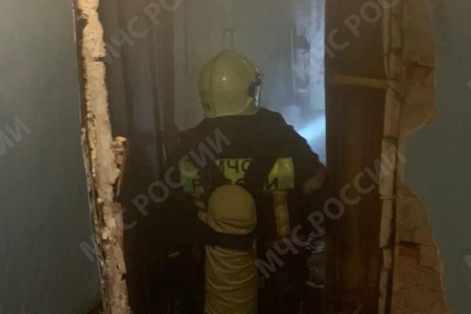 На пожаре в Осташкове погибла пенсионерка. Фото: ГУ МЧС Росси по Тверской области