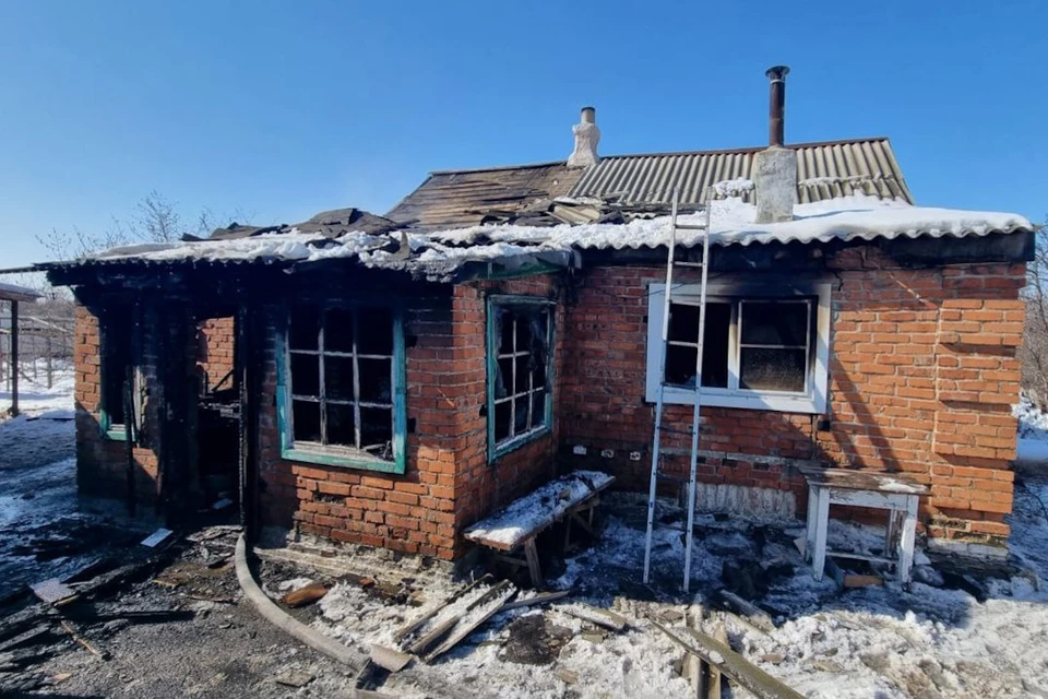 К сожалению, при пожаре не обошлось без жертв. Фото: ГУ МЧС по Ростовской области