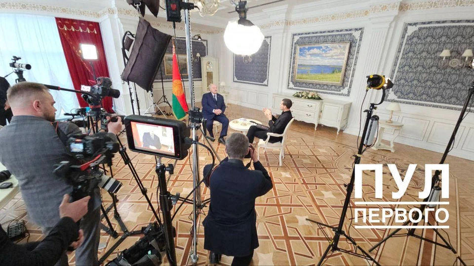Американский блогер Науфал после интервью сравнил Лукашенко с Трампом. Фото: телеграм-канал "Пул Первого"