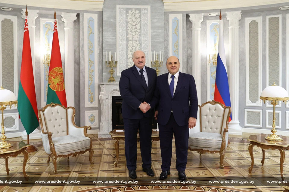 Лукашенко поздравил премьер-министра России Мишустина с днем рождения. Фото: president.gov.by