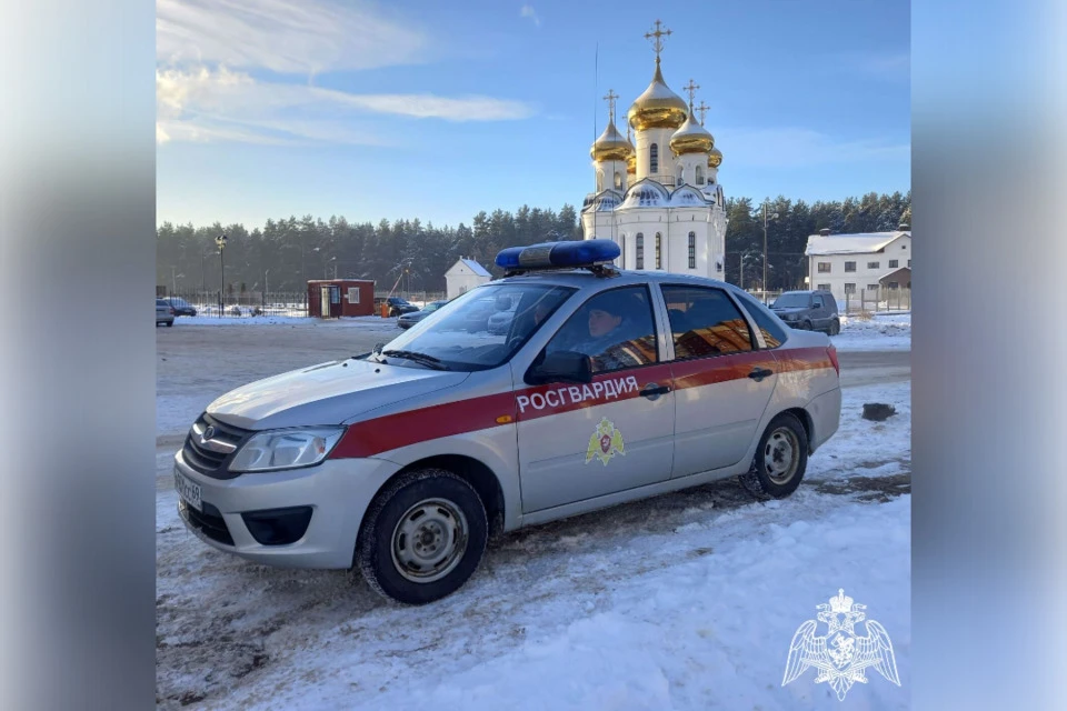 Бойцы на службе. Фото: Росгвардия Тверской области.