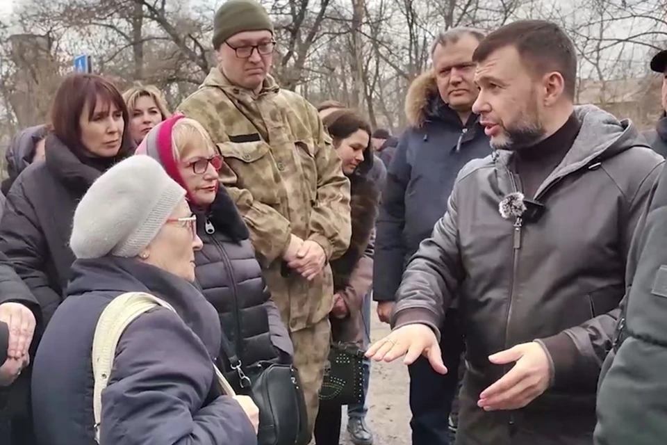 Пушилин проверил ход реконструкции парка «Гулливер» в Донецке. Фото: ТГ/Пушилин