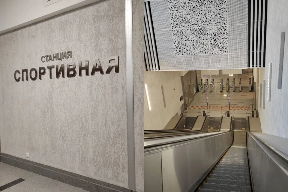 На станции метро «Спортивная» в Новосибирске начали монтаж инженерных систем. Фото: мэрия Новосибирска.