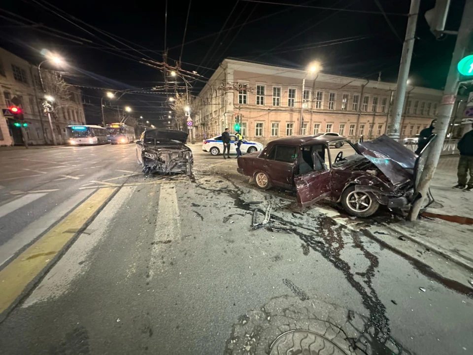 Фото с места ДТП.