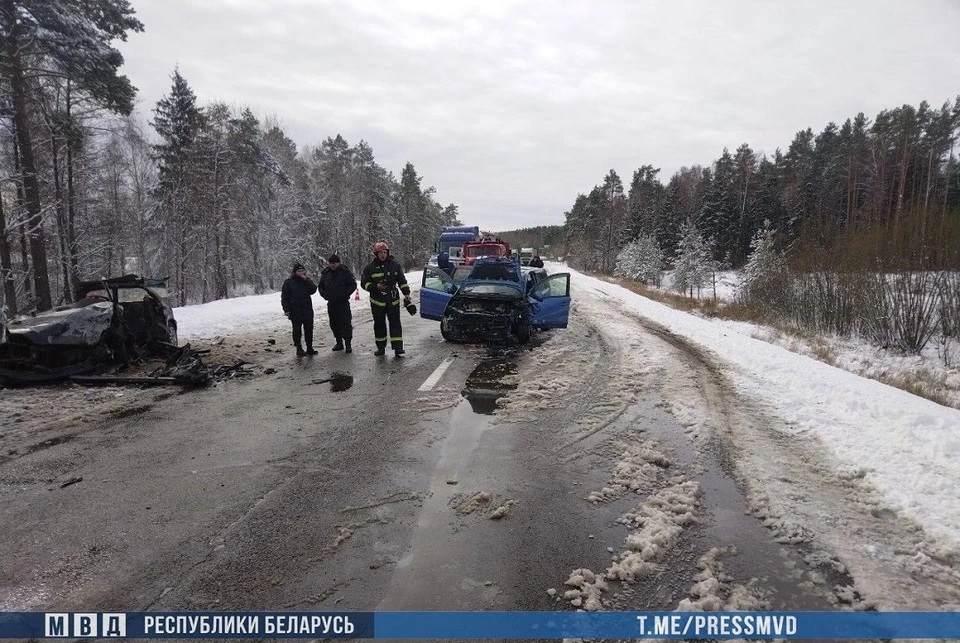 В ДТП на Могилевщине семь человек пострадали. Фото: УВД Могоблисполкома.