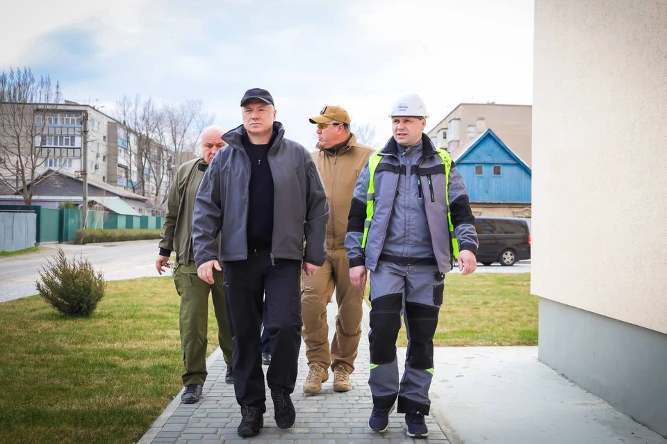 Марат Хуснуллин посетил Запорожскую область. Фото: ТГ-канал Марата Хуснуллина