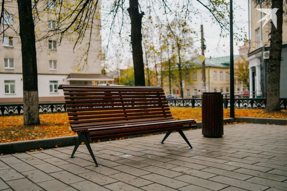 До 31 мая на улице Ленина должны установить новые скамейки и урны
