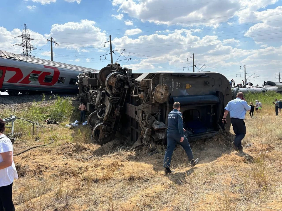 Крупнейшее ДТП с поездом случилось в Волгоградской области летом 2024 года. Фото: администрация Котельниковского района.