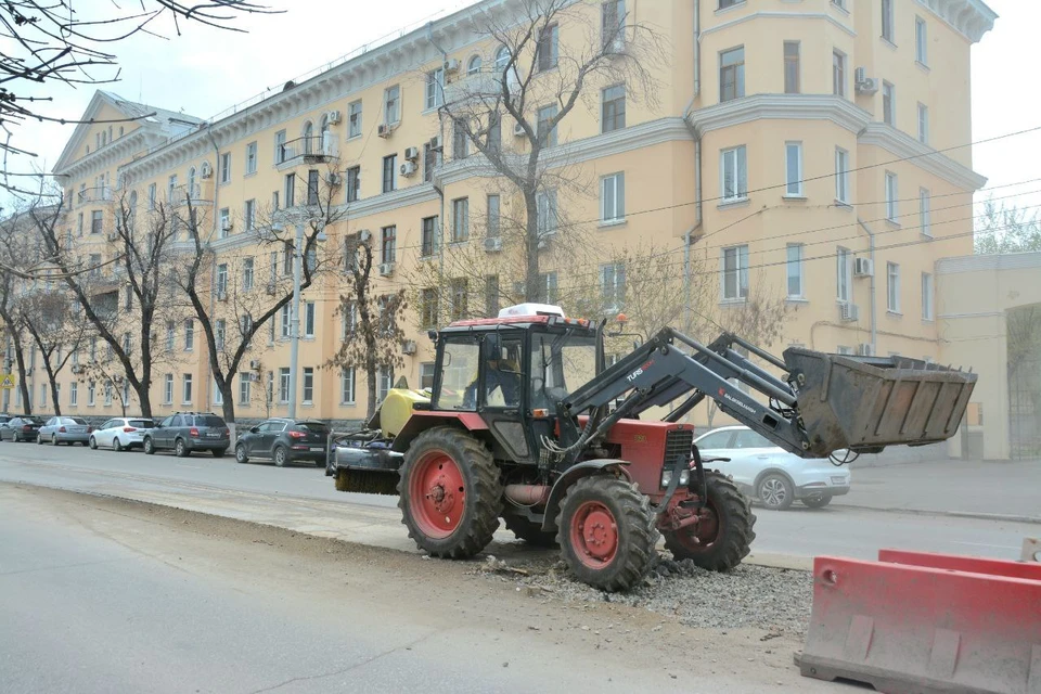 Сейчас идут работы по очистке от щебня